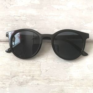 Madewell Women’s Natural Black Frame Polarized Recycled Plastic Sunglasses NEW